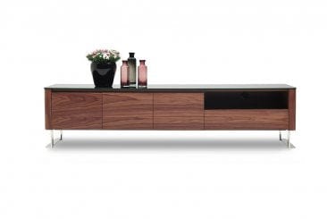 J&M Furniture Julian Modern Walnut Tv Base 18088