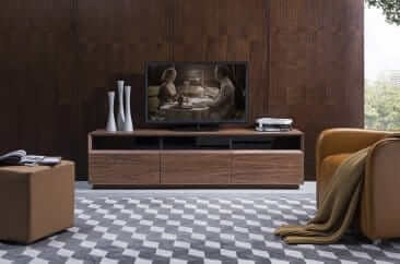 J&M Furniture Lisa TV Stand in Walnut 18271