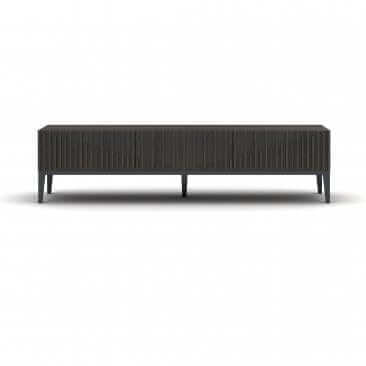 J&M CE Moderna Dark Brown 3-Drawer TV Base 18857-TV