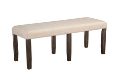 Alpine Furniture Beige Brayden Dining Bench 2019-03