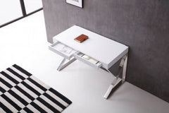 J&M Furniture Noho Desk in White 17112-WH