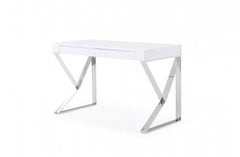 J&M Furniture Noho Desk in White 17112-WH