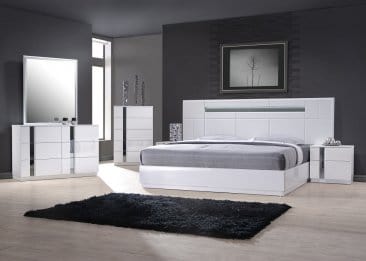 J&M Furniture Palermo Bedroom 6PC King 17853-K-6PC Set