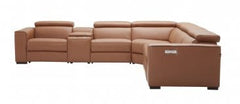 J&M Furniture Picasso Caramel Motion Sectional 18865-C