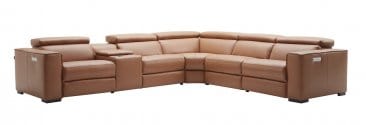 J&M Furniture Picasso Caramel Motion Sectional 18865-C