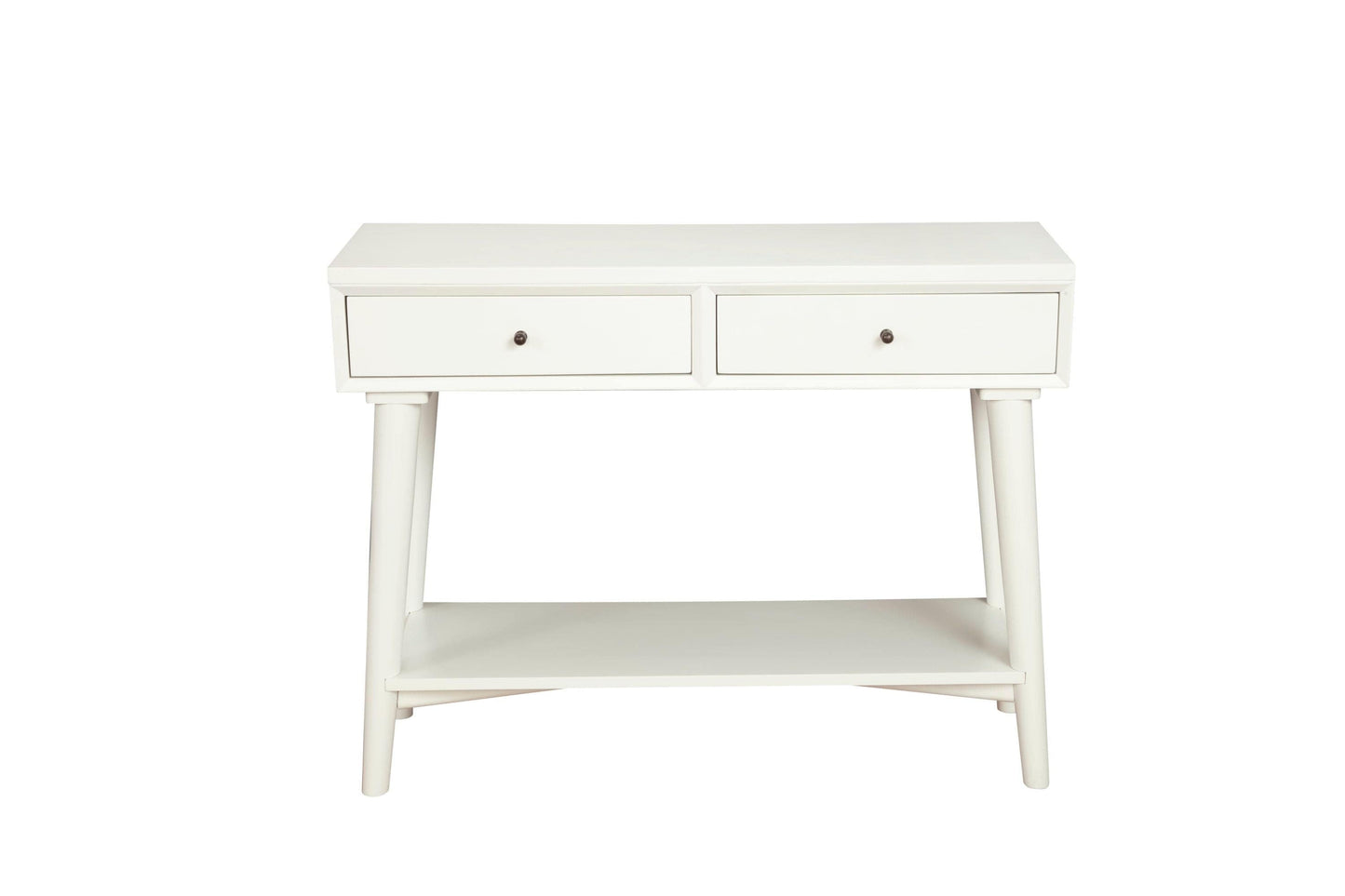 Alpine Furniture Flynn 2 Drawer Console Table 966-W-63
