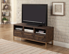 Alpine Furniture Smokey Taupe Monterey TV Console MON-04