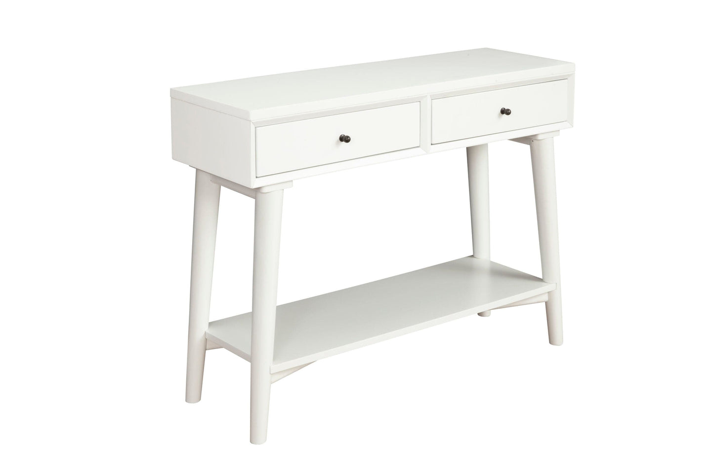 Alpine Furniture Flynn 2 Drawer Console Table 966-W-63