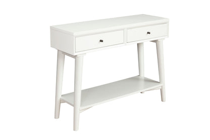 Alpine Furniture Flynn 2 Drawer Console Table 966-W-63