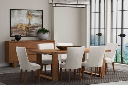 Alpine Furniture Ayala Cappuccino Dining Table 3385-01