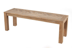 Alpine Furniture Aiden Natural Brown Dining Bench 3348-03