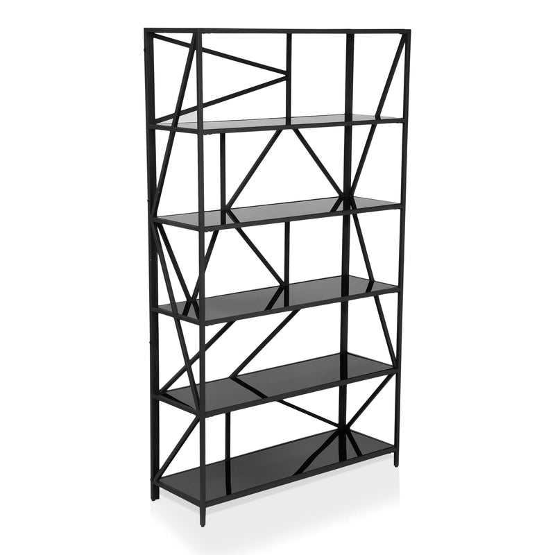 Furniture of America Ginrel Black 5-Shelf Bookcase IDF-AC578