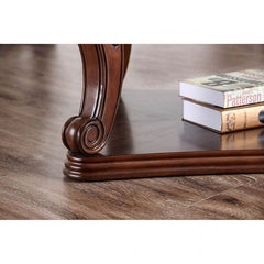 Furniture of America Kogan Dark Oak Wood Coffee Table IDF-4428C