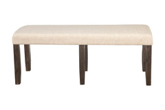 Alpine Furniture Beige Brayden Dining Bench 2019-03