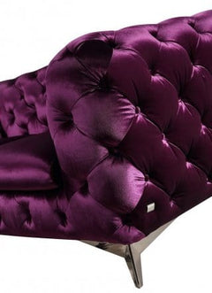 J&M Furniture Purple Glitz Chair 183352-C-P