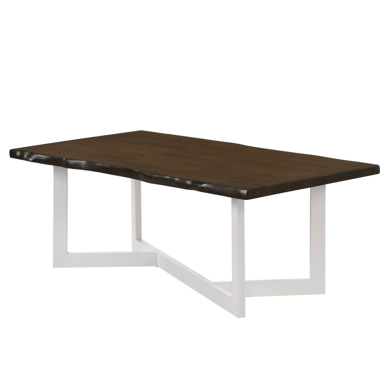 Furniture of America Krestian X-Cross Base Coffee Table IDF-4142C