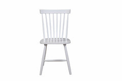 Alpine Furniture White Lyra Set of 2 Side Chairs 3434WHT-02