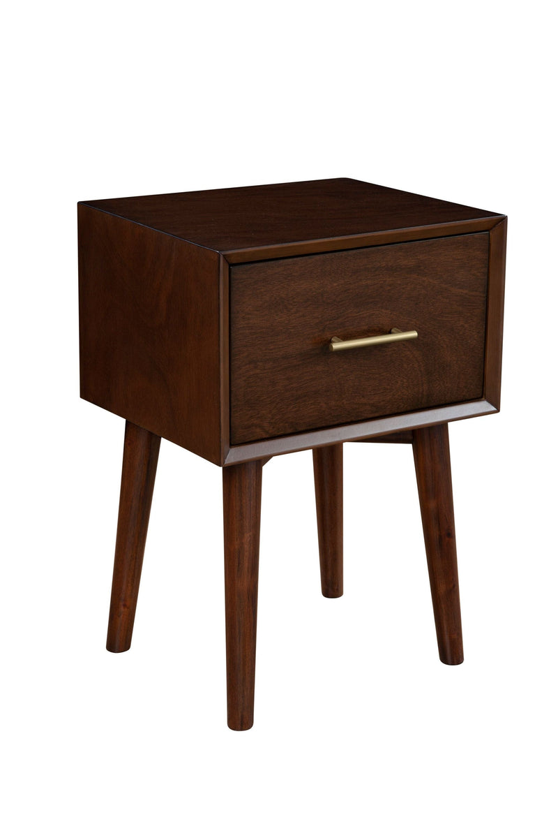 Alpine Furniture Flynn End Table 966WAL-62