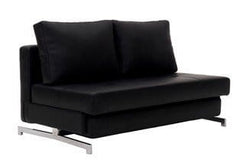 J&M Furniture Black Leatherette K43-1 Premium Sofa Bed 176013-BK