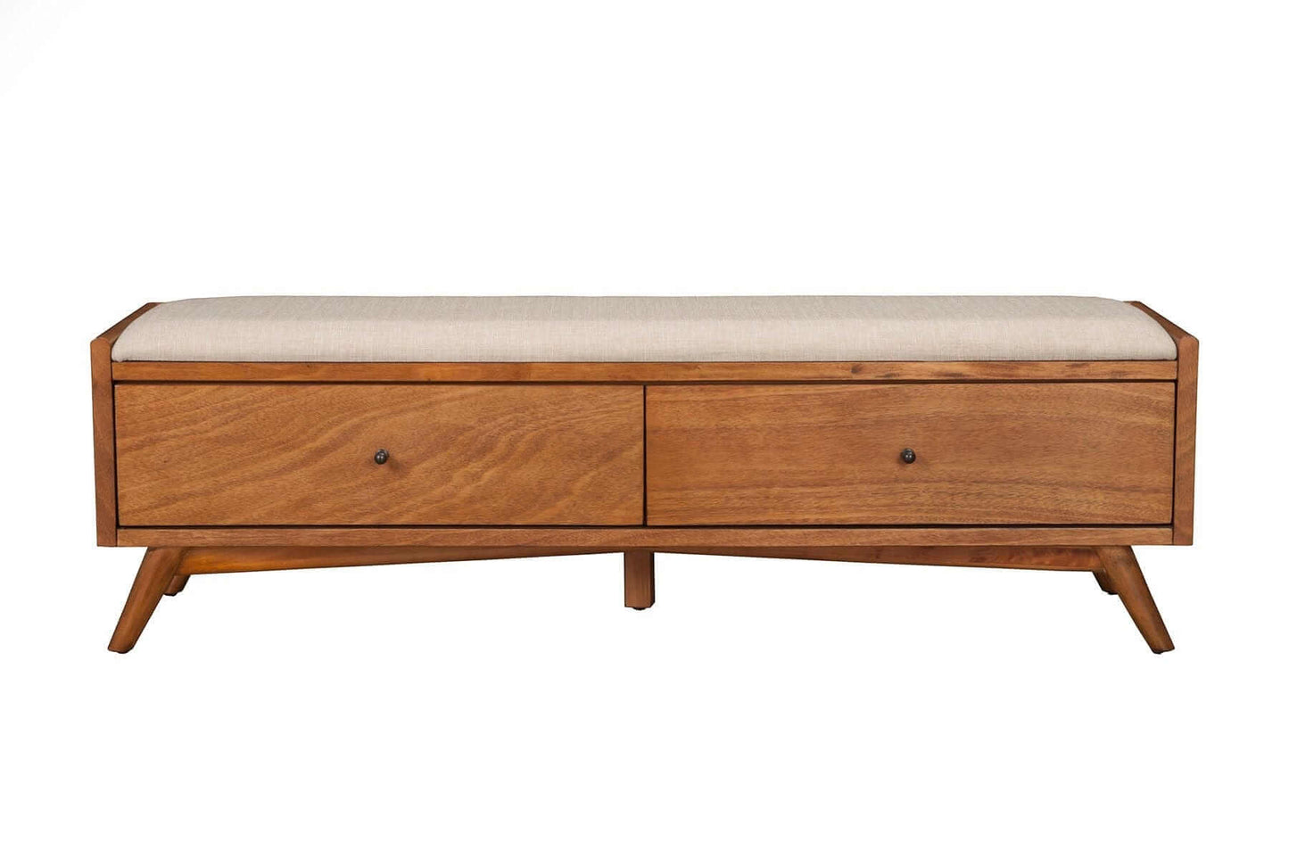 Alpine Furniture Flynn Acorn Bench 966-12