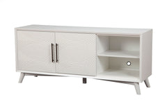 Alpine Furniture Tranquility White TV Console 1867-10