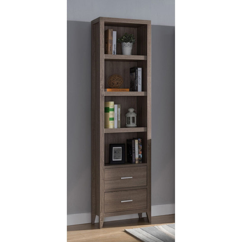 ID USA 4-Shelves Dark Taupe Audio Pier 171920