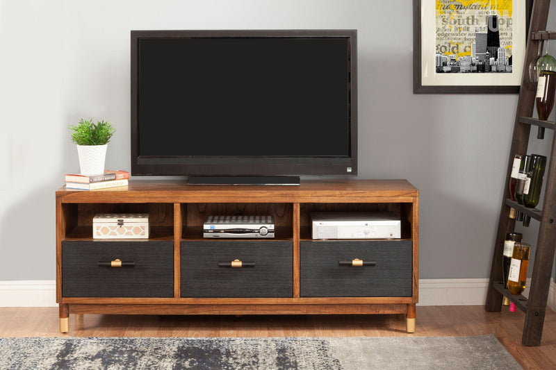 Alpine Furniture Belham 3 Drawer TV Console 1971-10