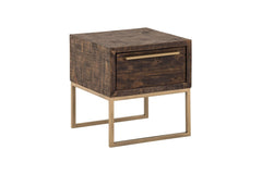 Alpine Furniture Monterey Smokey Taupe Lamp Table MON-01