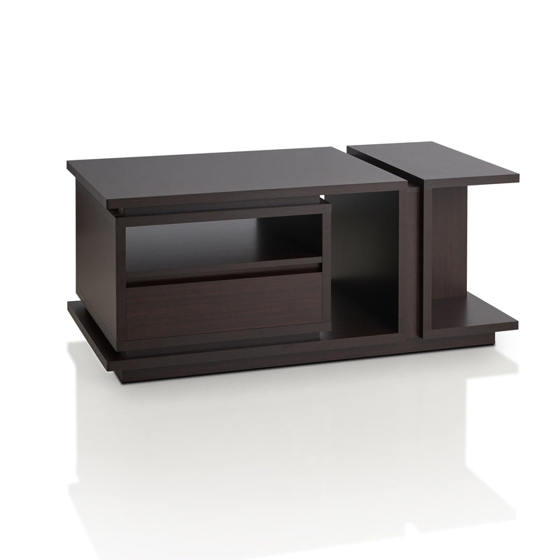 Furniture of America Ballis Walnut Multi-Storage Coffee Table HFW-1692C4