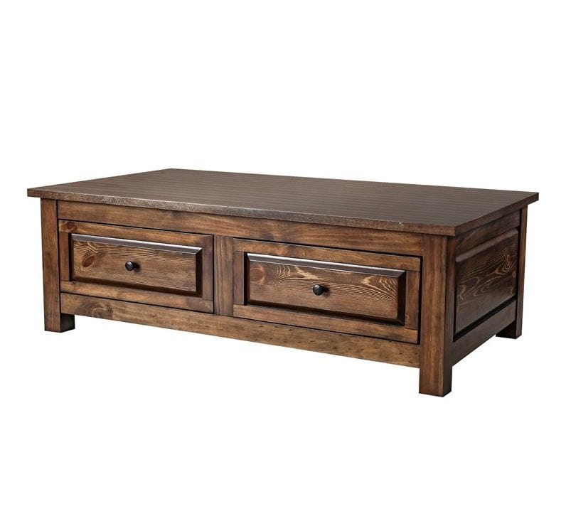 Furniture of America Patrick Transitional 2-Drawer Coffee Table IDF-4613C