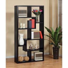 ID USA 8-Shelf Black Display Cabinet 27090